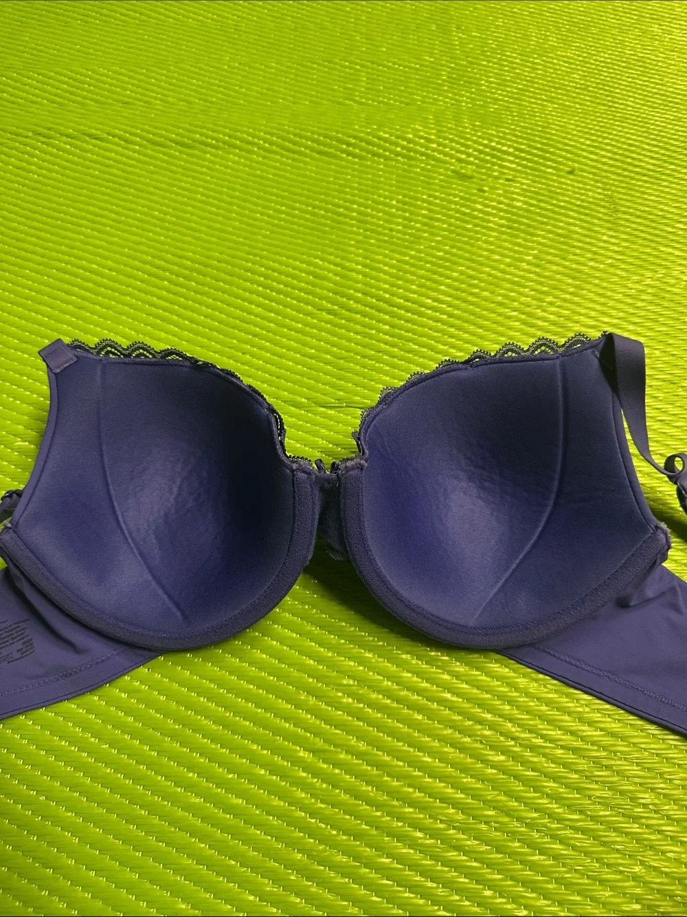 Maidenform Purple Lace-Accent T-Shirt Bra
